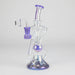 Trippy Glass | Recycler with Banger Glass Rig Small Biz Distributors Purple