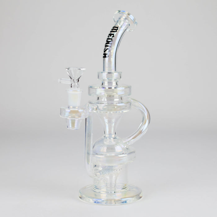 Medusa | 12" Recycler-Style 1 Glass Bong Small Biz Distributors