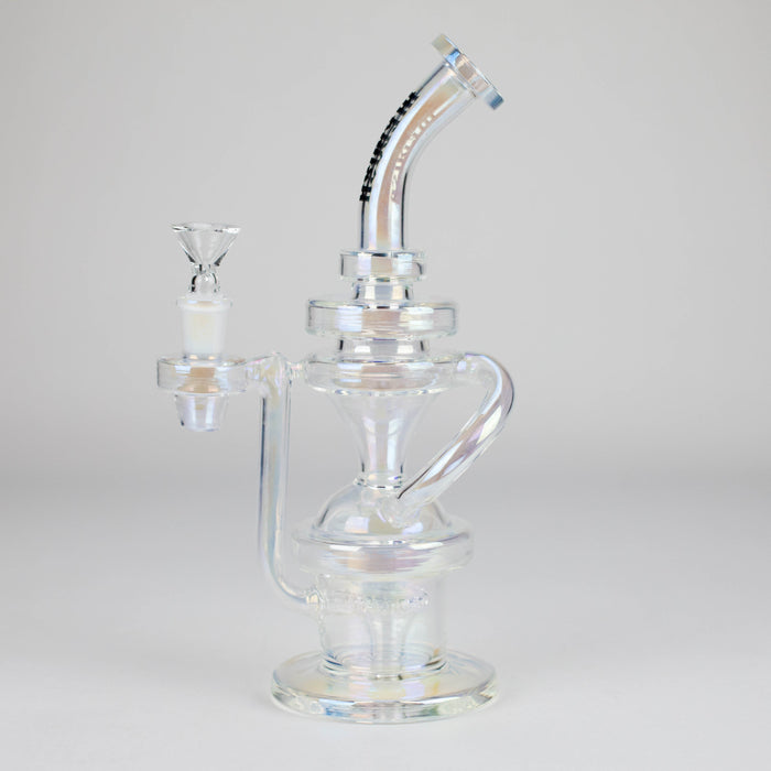 Medusa | 12" Recycler-Style 1 Glass Bong Small Biz Distributors