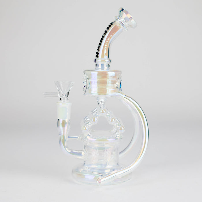 Medusa | 12" Recycler - Style 2 Glass Bong Small Biz Distributors
