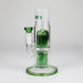 Medusa | Double Tree Arm Perc Base for Stack-A-Bong Glass Bong Small Biz Distributors Green