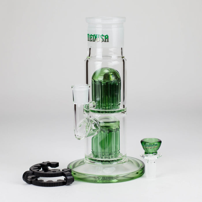 Medusa | Double Tree Arm Perc Base for Stack-A-Bong Glass Bong Small Biz Distributors