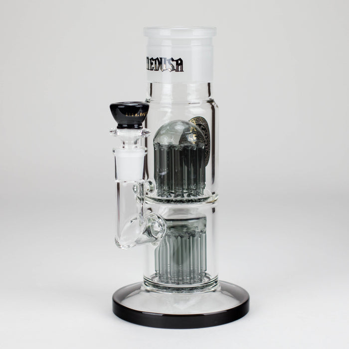 Medusa | Double Tree Arm Perc Base for Stack-A-Bong Glass Bong Small Biz Distributors Black