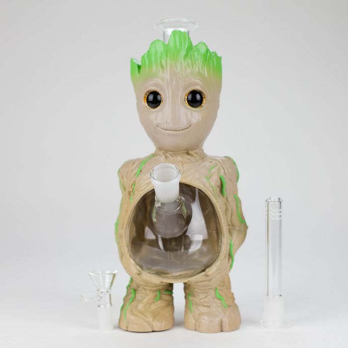 10.5" Vinyl tree water pipe [YS-698] Resin · Silicone · Plastic Bong JJ Distribution