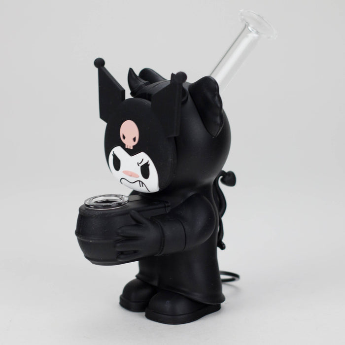 5.5" Devil Rabbit Silicone Water pipe [YS-071] Resin · Silicone · Plastic Bong JJ Distribution