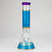 12" Printed beaker glass water bong-Assorted Glass Bong Bongzie Smokes