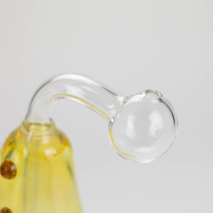 7" Gold Snooper oil burner Glass Rig Bongzie Smokes