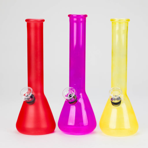 8" Color Painted Water pipe-Designs and Color Assorted Glass Bong Bongzie Smokes