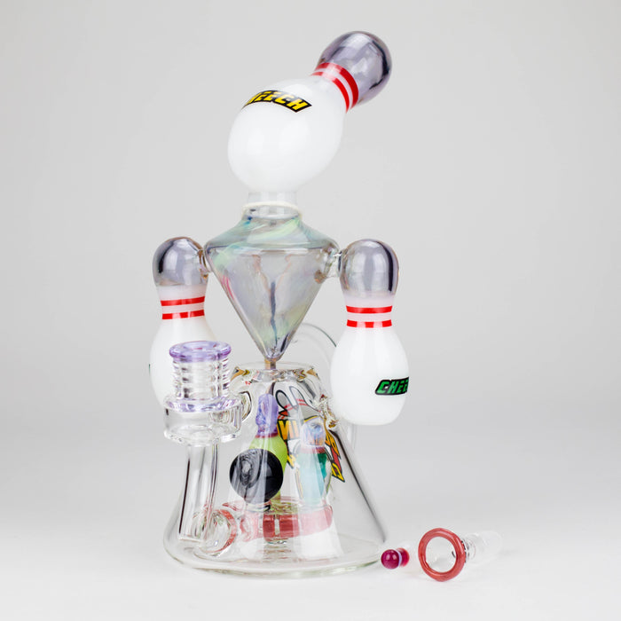 Cheech | 10" The Bowler Rig CHE-354 Glass Rig Smoking Cat Distribution