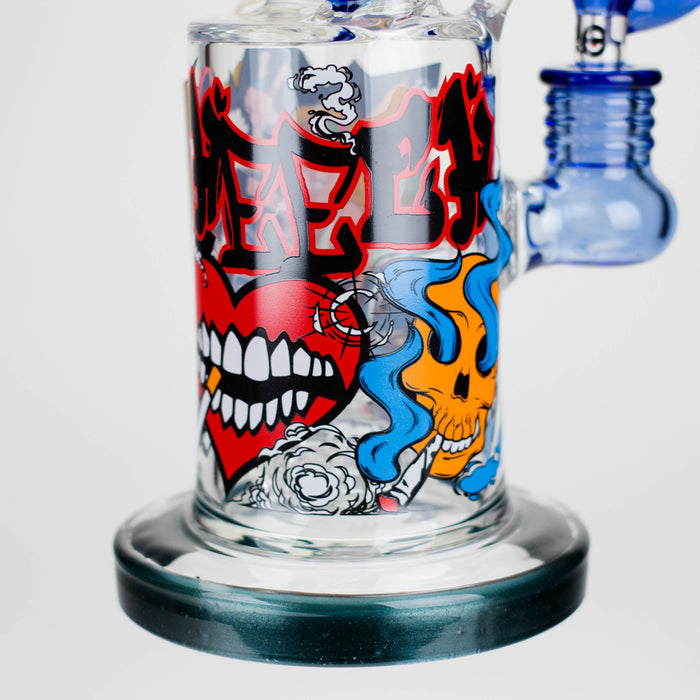 Cheech | 11" the Dude Bong Glass Bong Smoking Cat Distribution