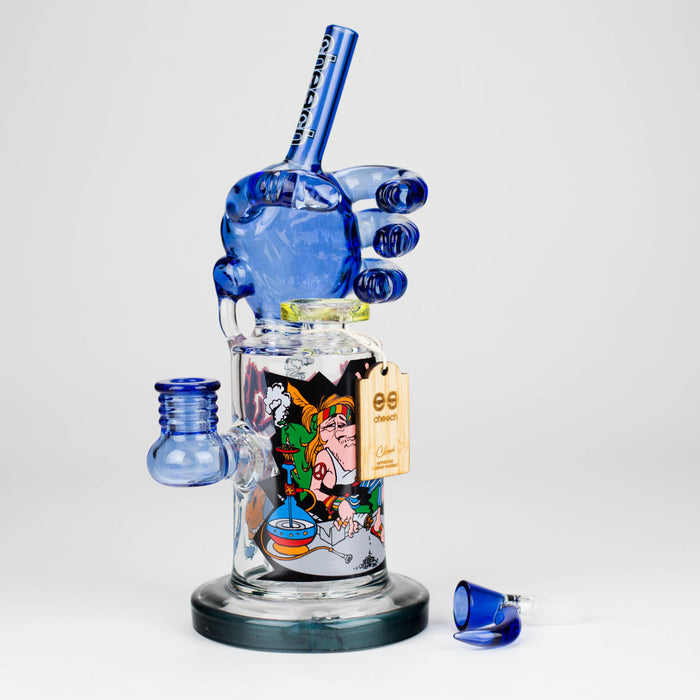 Cheech | 11" the Dude Bong Glass Bong Smoking Cat Distribution