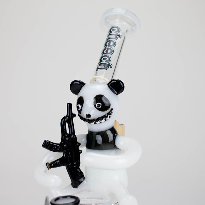 Cheech | 11" The Panda Bong CHE-331 Glass Bong Smoking Cat Distribution