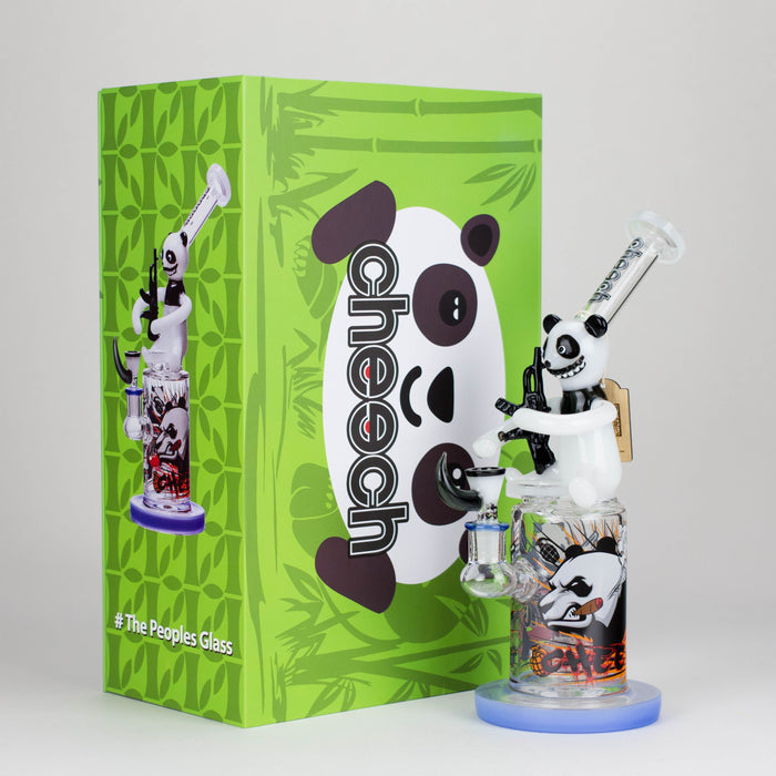 Cheech | 11" The Panda Bong CHE-331 Glass Bong Smoking Cat Distribution