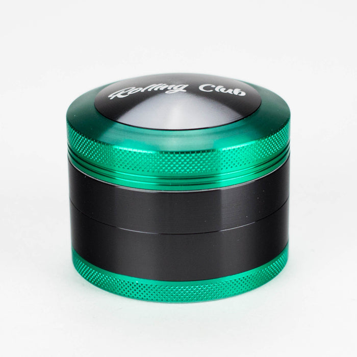 Rolling Club | 2.5" 4 Piece Highlight Grinder Regular Grinder Maq Distributors Green