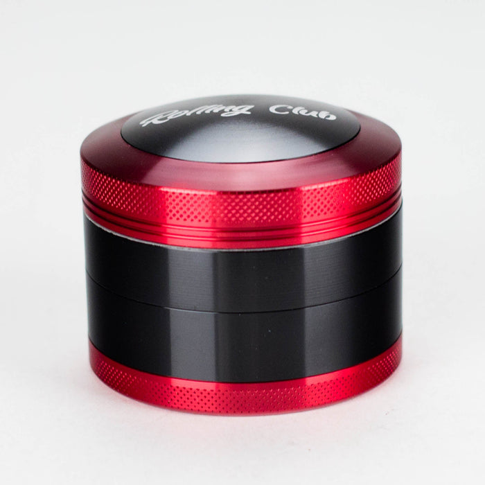 Rolling Club | 2.5" 4 Piece Highlight Grinder Regular Grinder Maq Distributors Red
