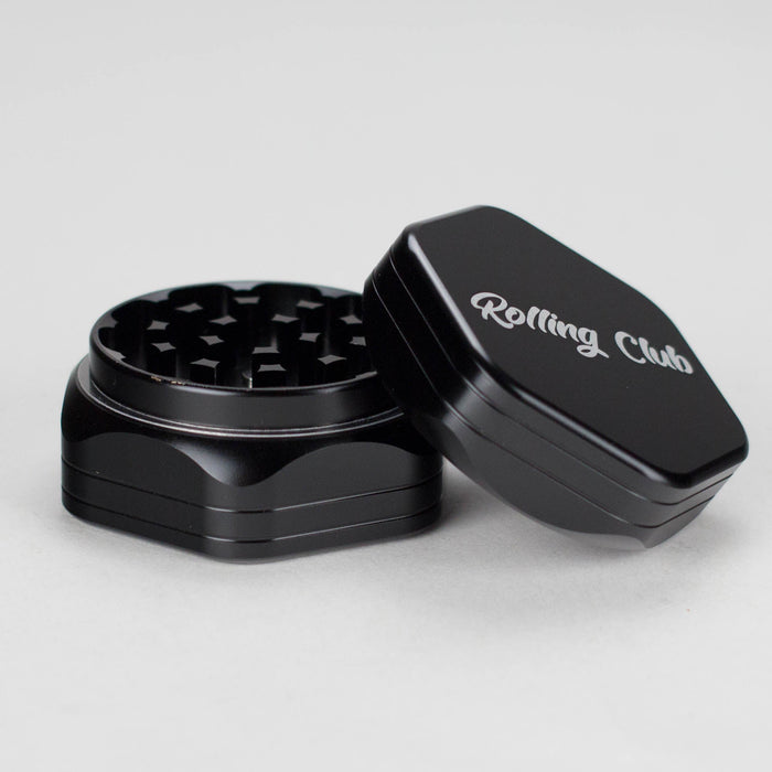Rolling Club | 2.5" 2 Piece Hex Grinder Regular Grinder Maq Distributors