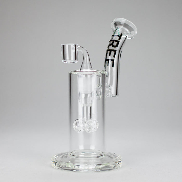 Tree Glass | 9" Glass Rig Cluster Perc with Banger Glass Rig Maq Distributors