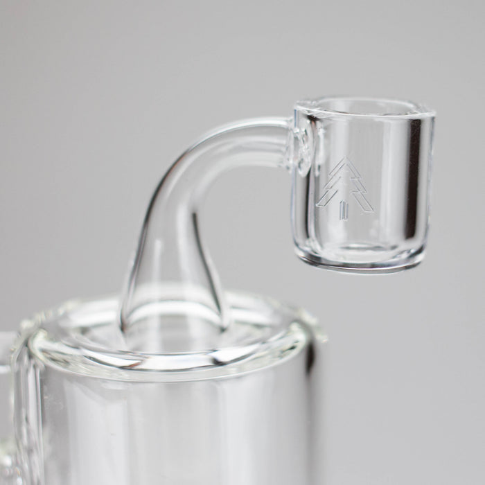 Tree Glass | 9" Glass Rig Cluster Perc with Banger Glass Rig Maq Distributors