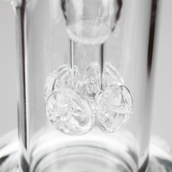 Tree Glass | 9" Glass Rig Cluster Perc with Banger Glass Rig Maq Distributors