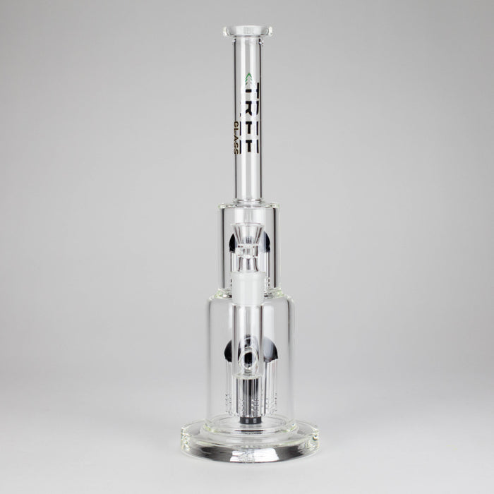 Tree Glass | 15" Double Tree Cake Bong Glass Bong Maq Distributors
