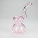 Tree Glass | 7" Showerhead Sherlock Glass Bubbler Glass Pipe Maq Distributors Pink