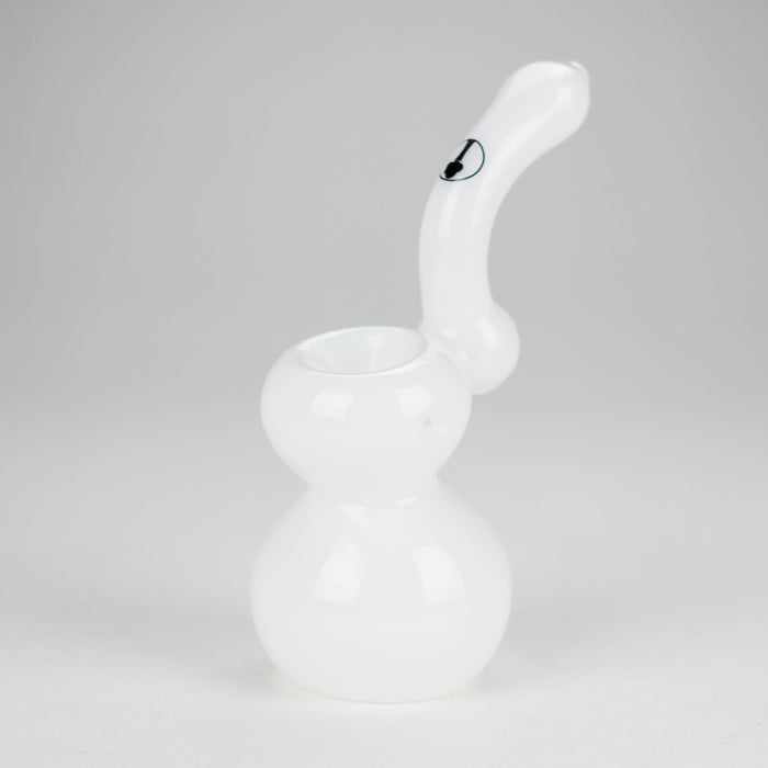Tree Glass | 7" Showerhead Sherlock Glass Bubbler Glass Pipe Maq Distributors White