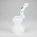 Tree Glass | 7" Showerhead Sherlock Glass Bubbler Glass Pipe Maq Distributors White