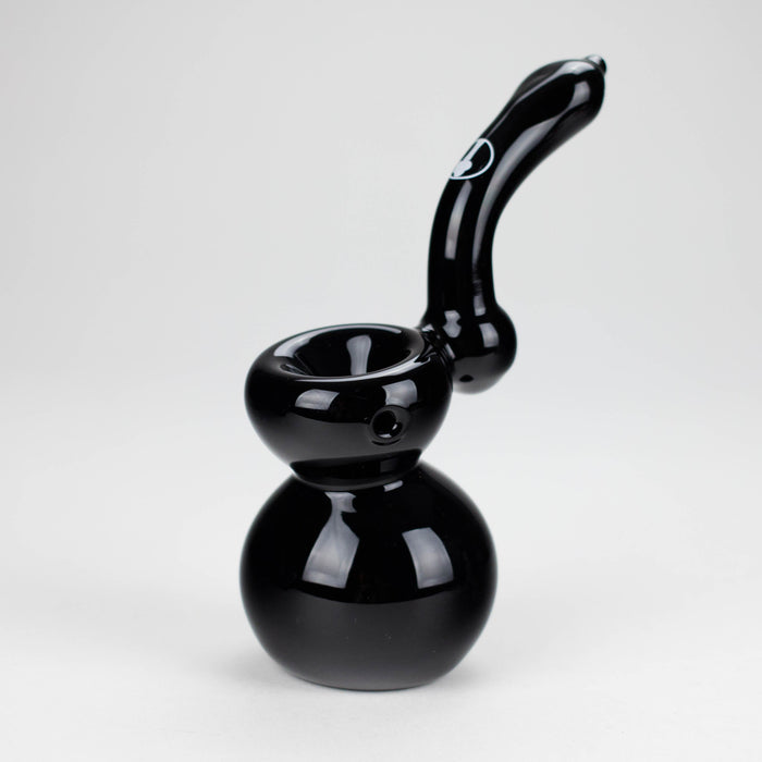 Tree Glass | 7" Showerhead Sherlock Glass Bubbler Glass Pipe Maq Distributors Black