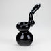 Tree Glass | 7" Showerhead Sherlock Glass Bubbler Glass Pipe Maq Distributors Black