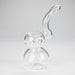 Tree Glass | 7" Showerhead Sherlock Glass Bubbler Glass Pipe Maq Distributors Clear