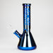 Karma | 9" Beaker Blue Metallic Glass Bong Glass Bong Maq Distributors