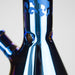 Karma | 9" Beaker Blue Metallic Glass Bong Glass Bong Maq Distributors