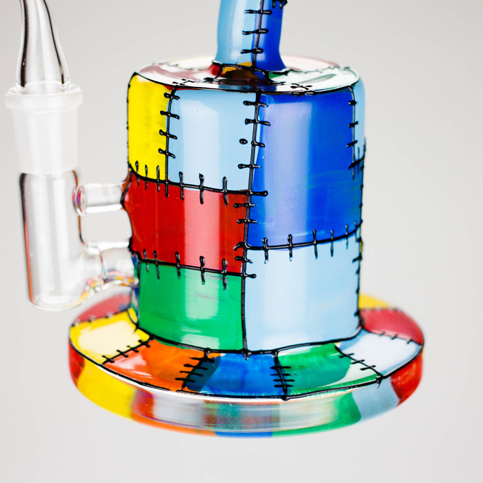 Karma | 6" Patches Design Inline Glass Dab Rig Glass Rig Maq Distributors