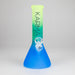 Karma | 9" Beaker 3 Toned Frosted Glass Bong Glass Bong Maq Distributors