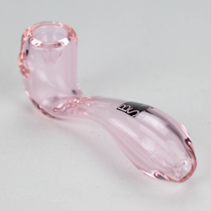 BoroSci | 4" Mini Sherlock Glass Pipe Glass Pipe Maq Distributors Pink