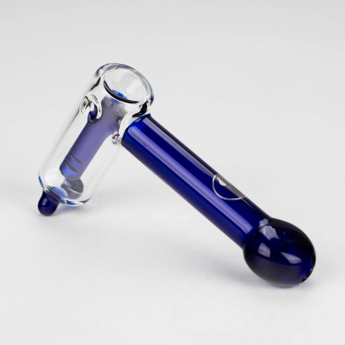 Tree Glass | 4.5" Thin Showerhead Hammer Glass Bubbler Glass Pipe Maq Distributors Blue