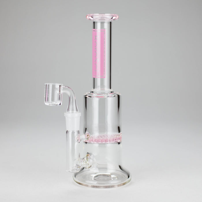 BoroSci | 7" Honeycomb Glass Rig Glass Rig Maq Distributors Pink
