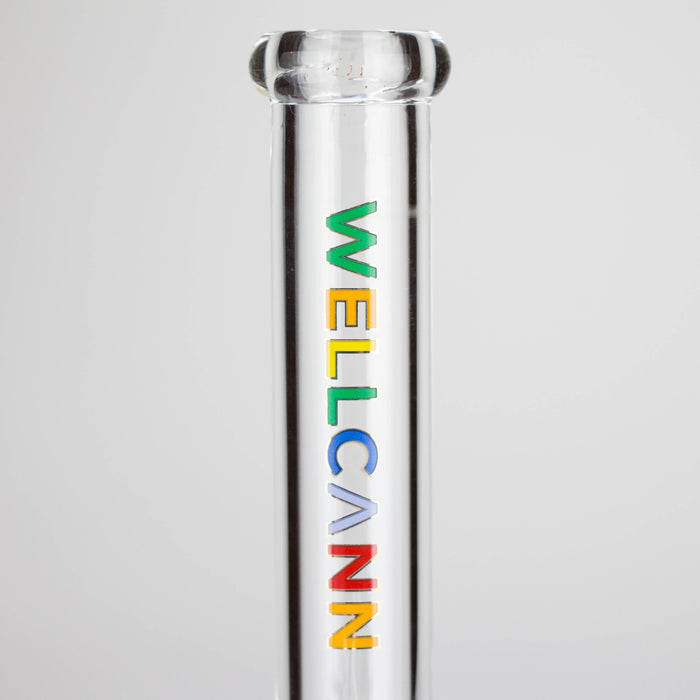 WellCann | 10" Beaker Glass Bong Glass Bong Smoking Cat Distribution