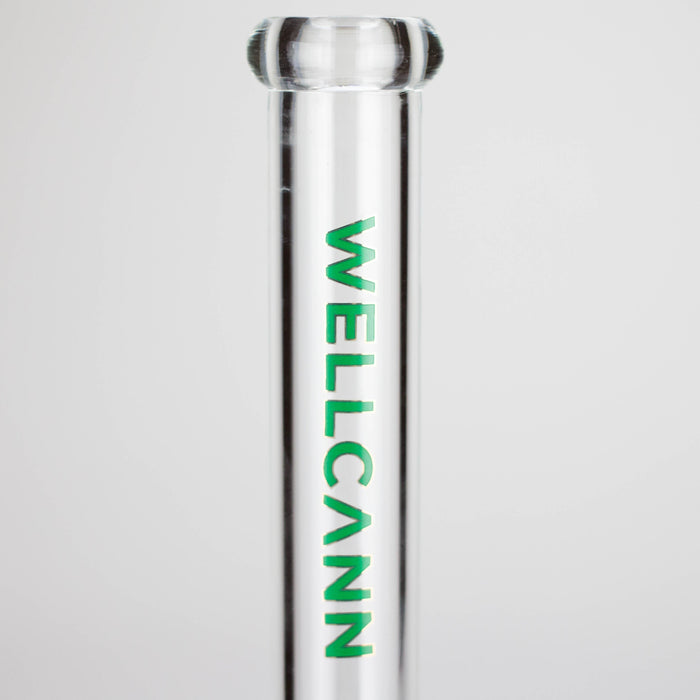 WellCann | 11" Beaker Glass Bong Glass Bong Smoking Cat Distribution
