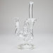 11″ Clear Recycler Glass Bong with inline diffuser [C8032] Glass Bong Canadian Distributor