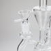 11″ Clear Recycler Glass Bong with inline diffuser [C8032] Glass Bong Canadian Distributor