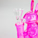 6″ Pink Bunny Soft Glass Bong [HL011] Glass Bong Canadian Distributor