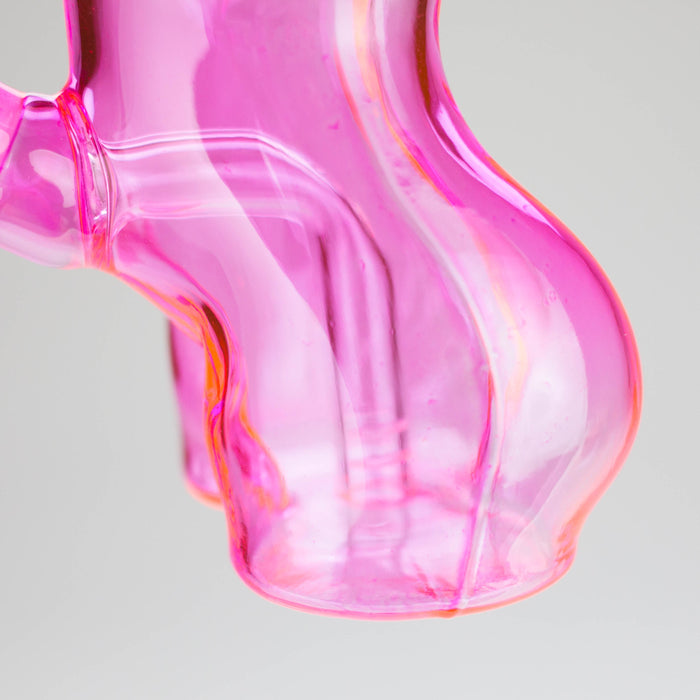 4″ Pink Lady Soft Glass Bong [TX218] Glass Bong Canadian Distributor