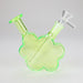 4″ Green Flower Soft Glass Bong [TX216] Glass Bong Canadian Distributor