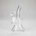 6″ Clear Glass Bong with water diffuser [DCK-017] Glass Bong Canadian Distributor