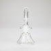6″ Clear Glass Bong with water diffuser [DCK-017] Glass Bong Canadian Distributor