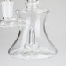 6″ Clear Glass Bong with water diffuser [DCK-017] Glass Bong Canadian Distributor