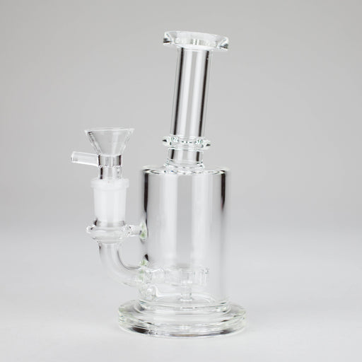 7″ Clear Glass Bong with water diffuser [C1041] Glass Bong Canadian Distributor