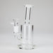 7″ Clear Glass Bong with water diffuser [C1041] Glass Bong Canadian Distributor