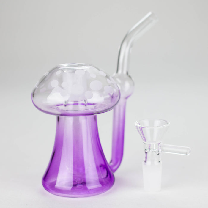 5″ Mushroom Design Glass Bong [HL002] Glass Bong Canadian Distributor